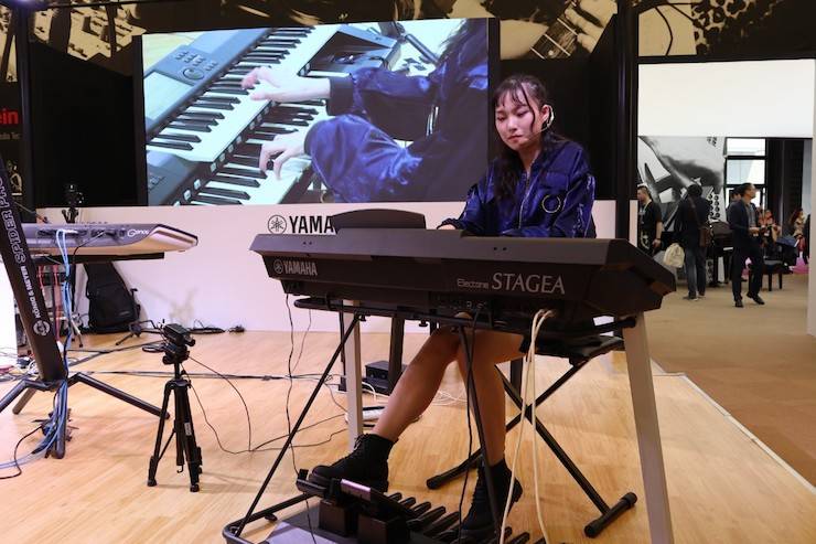 凯发k8国际盛大亮相Music China 2018，呈现世界级乐器展体验